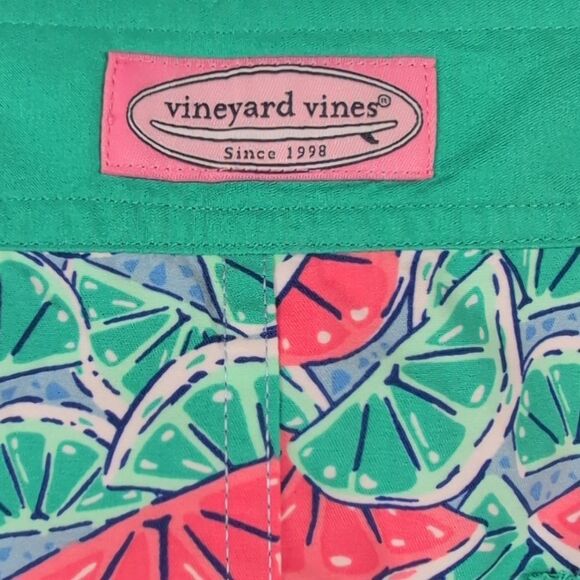 Vineyard Vines Lemon & Limes Print Board Skirt Jake Blue Preppy Resortwear NWT - Picture 11 of 12